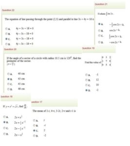 Jamb mathematics question and answer 