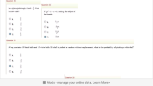 Mathematics question and answers 