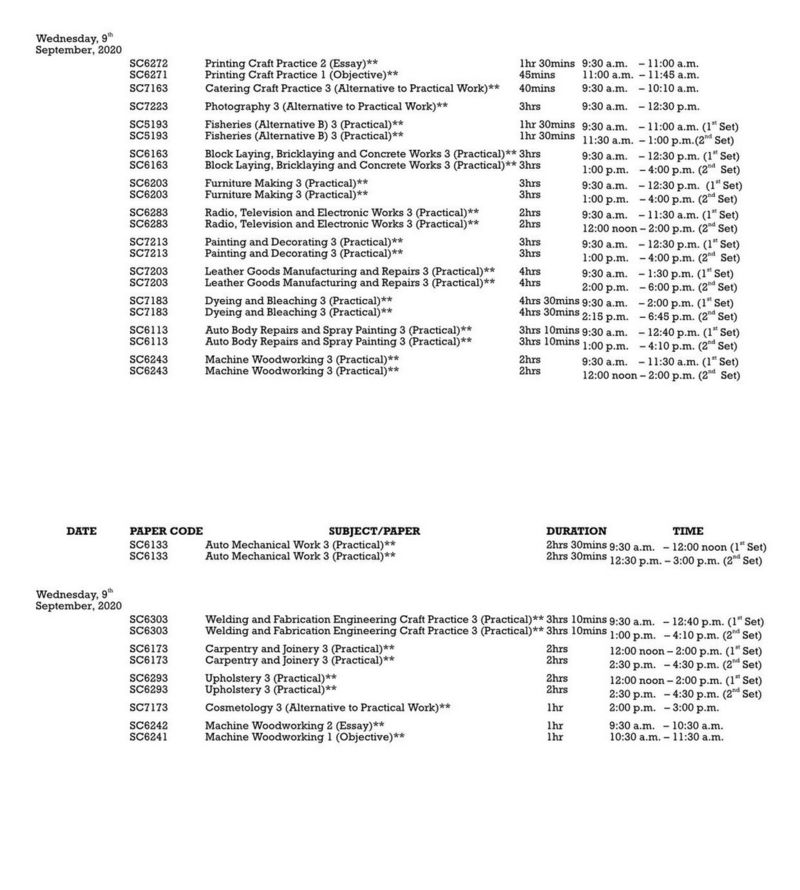 Waec Timetable 2021 2022 Out Check Download Pdf Waec Timetable May June Wassce Currentschoolgist Educational Portal